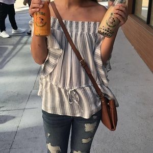 Hollister Ruffled Top